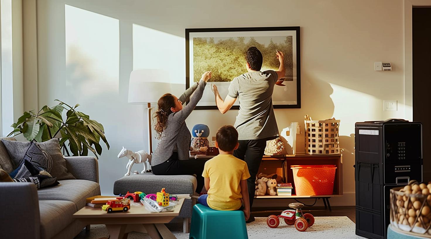 Die Entscheidung zum Zusammenziehen